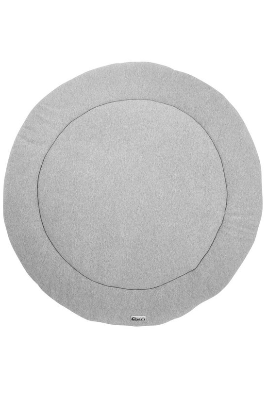 boxkleed rond - Knit basic grijs melange - afbeelding 2