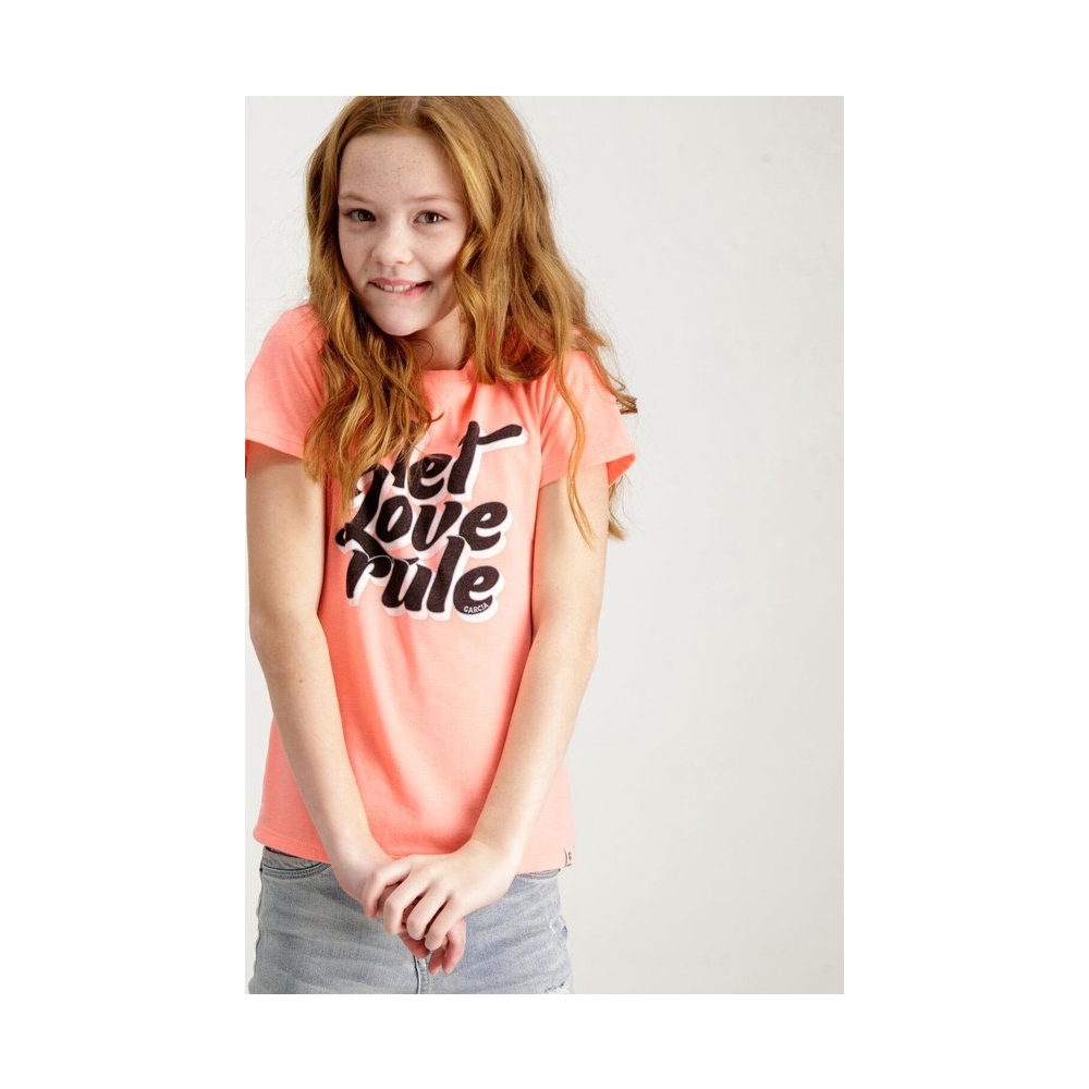 Garcia Meisjes T-shirt Pink Maat 128