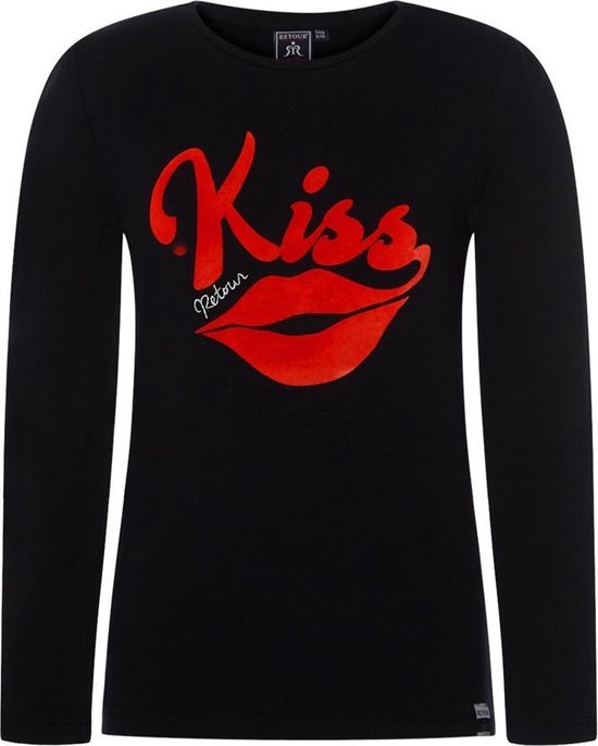 T-shirt Zwart - Maat 170/176 B-keuze