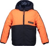Moodstreet Sportjas - Blauw/Oranje- Maat 134/140