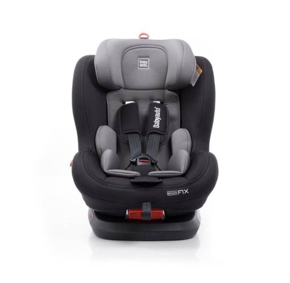 BabyAuto Birofix Autostoel - Black/Grey - 360 draaibaar - Babyoutlet