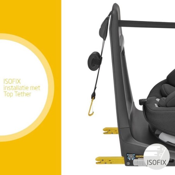 Maxi Cosi AxissFix Plus autostoel - Authentic Black
