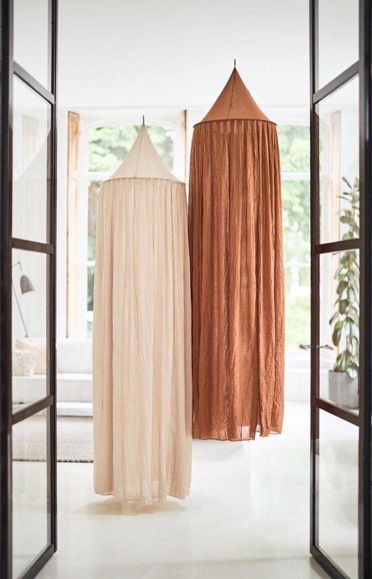 Klamboe vintage 245cm nougat - afbeelding 4
