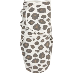 Meyco Swaddle Inbakerdoek 0-3 mnd- Panter neutral