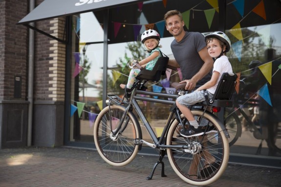 Bobike Junior Classic - Fietsstoeltje Achter - Urban Zwa