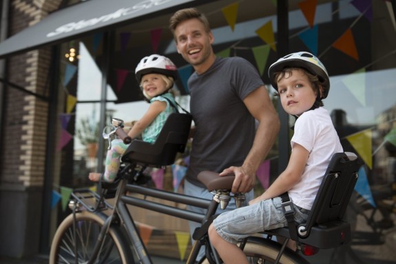 Bobike Junior Classic - Fietsstoeltje Achter - Urban Zwa