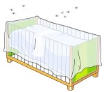 Klamboe Voor Ledikant - Wit