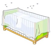 Babsana Klamboe Voor Ledikant - Wit