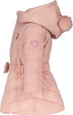Le Chic Meisjes Luxe Winterjas - Roze - Maat 86