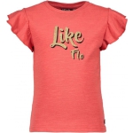 shirt slub jersey ruffle top - Maat 98