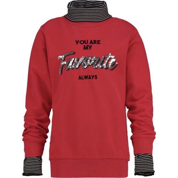 Vingino Meisjes Sweatshirt - Classic Red - Maat 164