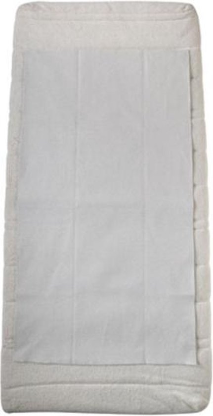 Molton bedzeil 80x100 cm - Wit - afbeelding 3