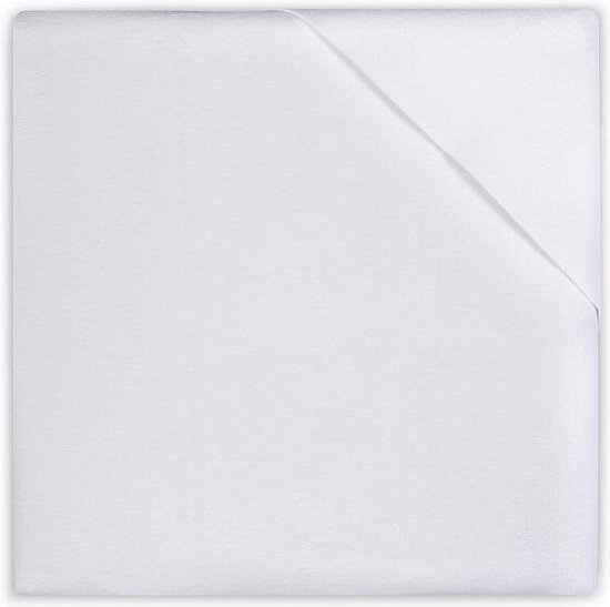 Molton bedzeil 80x100 cm - Wit