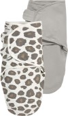 Meyco Swaddle Inbakerdoek 2-pack 0-3 mnd - Panter grijs