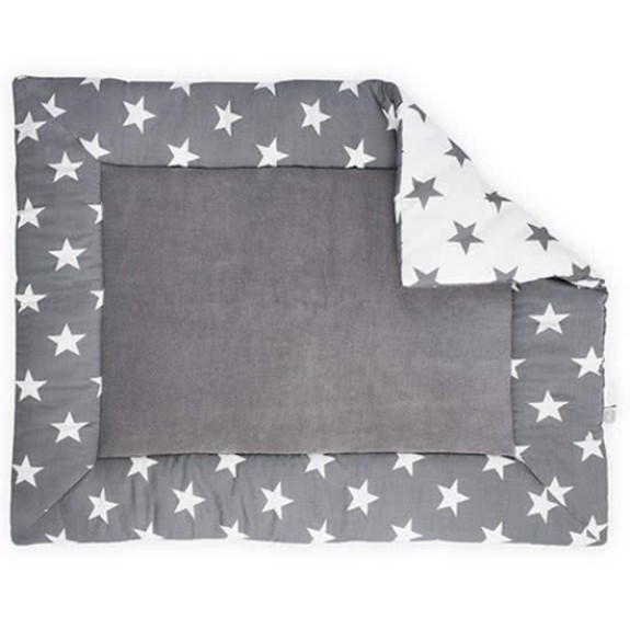 Jollein Little Star - Boxkleed 80x100 cm - Antraciet