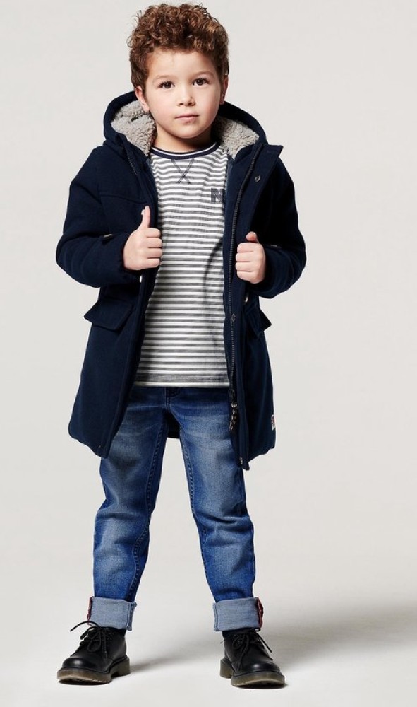 Noppies Winterjas Ladismith Dark Sapphire - Maat 110 - Babyoutlet