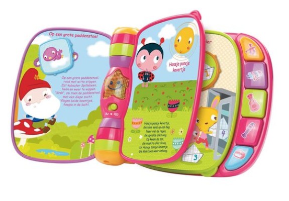 VTech Baby Magisch Liedjesboek Roze - Interactief Muziek