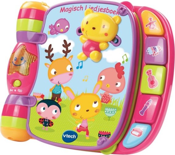 VTech Baby Magisch Liedjesboek Roze - Interactief Muziek