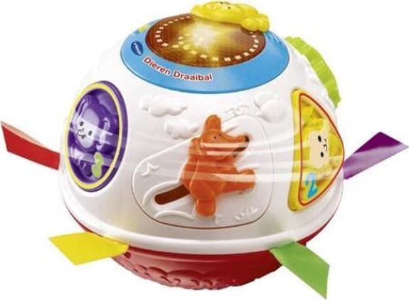VTech Baby Dieren Interactieve Draaibal Wit