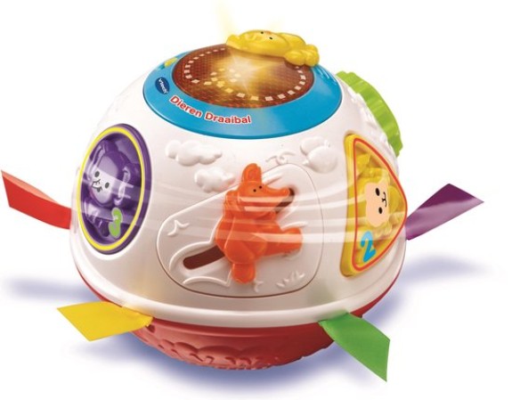 VTech Baby Dieren Interactieve Draaibal Wit