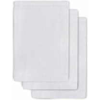 Jollein Hydrofiel washandje wit (3pack)