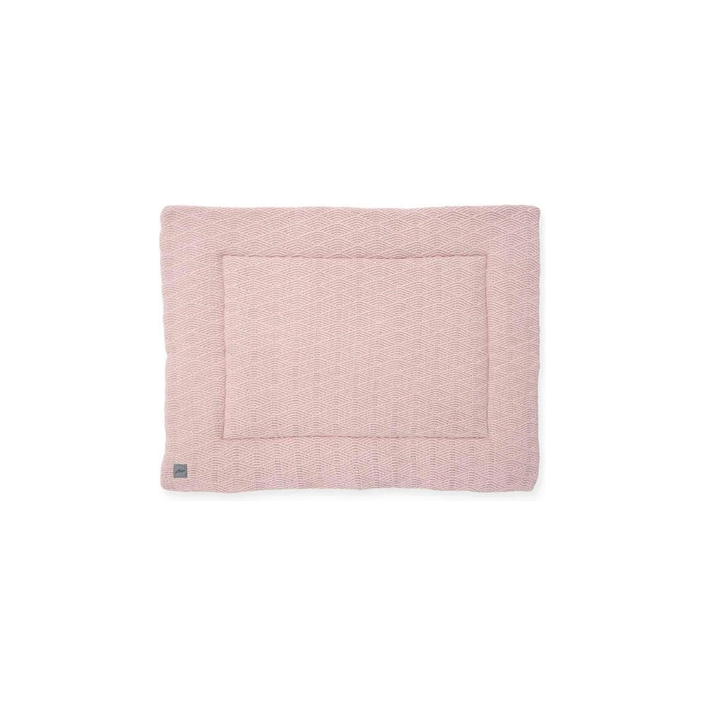 Jollein Boxkleed - 80 x 100 cm - River knit - pale pink