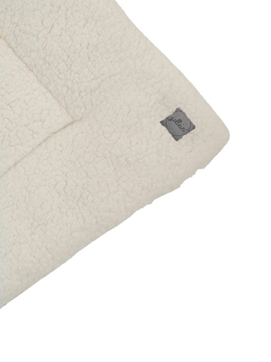 Boxkleed Teddy - 80 x 100 cm - Cream white - afbeelding 3