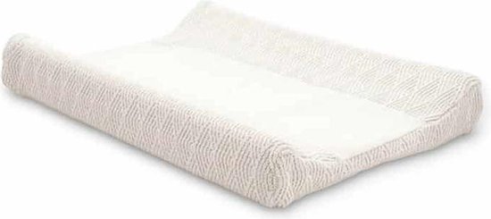 Aankleedkussenhoes River knit 50x70cm - Cream White