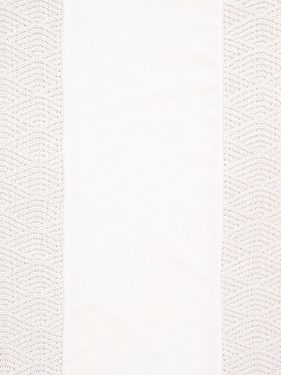 Aankleedkussenhoes River knit 50x70cm - Cream White - afbeelding 2