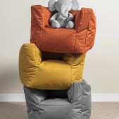 Jollein Beanbag Fauteuiltje - Zitzak - Storm grey