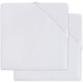Jollein Hoeslaken jersey 40x80cm - white (2pack)