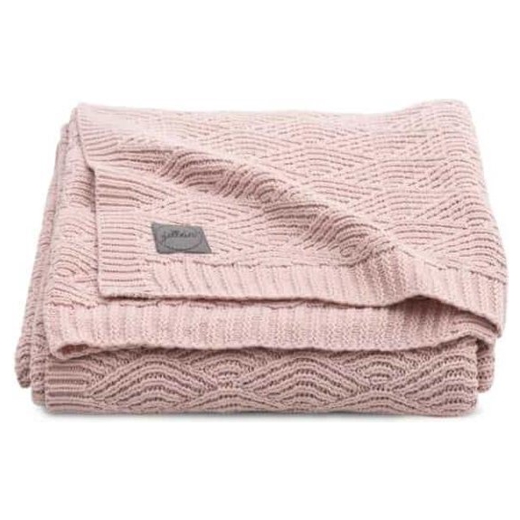 Jollein Deken River knit 75x100 cm - pale pink