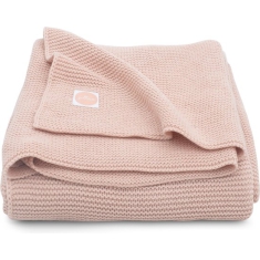 Jollein Wiegdeken Basic knit 75x100cm Pale pink