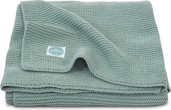 Basic Knit Ledikantdeken - 100 x 150 cm - Forest