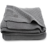 Ledikantdeken Bliss knit 100x150cm - storm grey