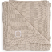 Jollein Ledikantdeken Basic knit 100x150cm - nougat