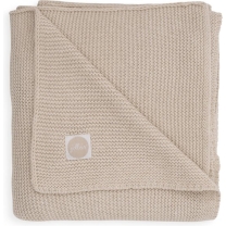 Jollein Ledikantdeken Basic knit 100x150cm - nougat