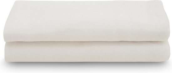 Hydrofiel multidoek 115x115cm white (2pack) - afbeelding 4