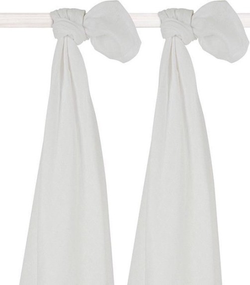 Hydrofiel multidoek 115x115cm white (2pack)