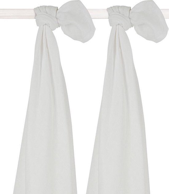 Hydrofiel multidoek 115x115cm white (2pack) - afbeelding 3