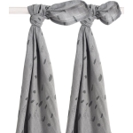 Hydrofiele doeken Spot storm grey 115x115 -2pack