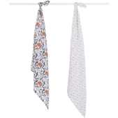 Jollein Hydrofiele doeken Large - Polar - 115x115cm - 2p