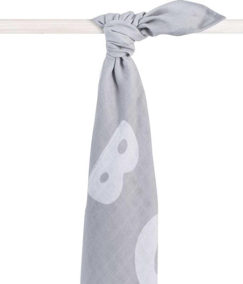 Jollein ABC Hydrofiel multidoek XL 140x200 soft grey