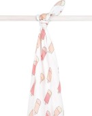 Jollein laken hydrofiel XL - 140x200cm - Icecream peach