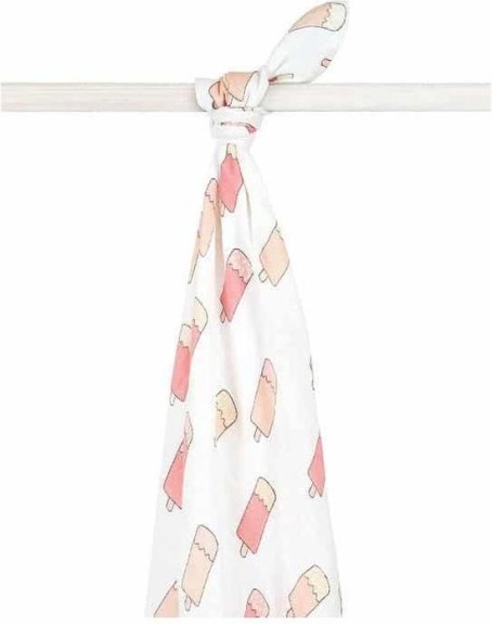 Jollein laken hydrofiel XL - 140x200cm - Icecream peach