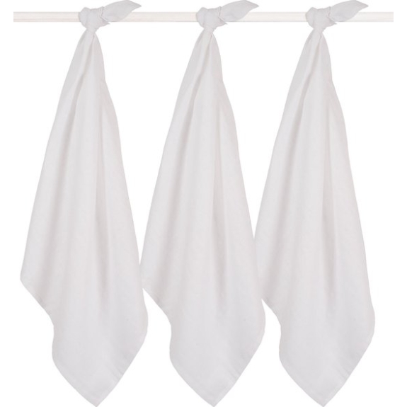 Hydrofiel multidoek small 70x70cm white (3pack)