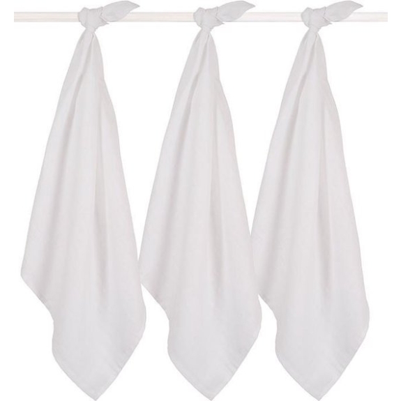 Hydrofiel multidoek small 70x70cm white (3pack)