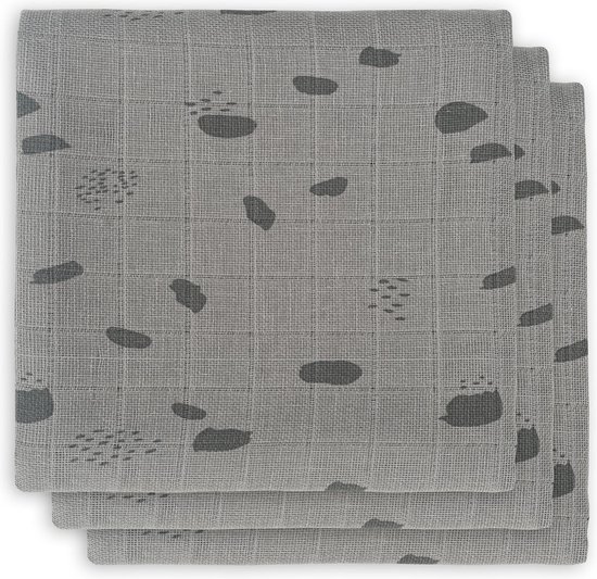 Hydrofiele doeken Spot Storm Grey - 70x70 3pack