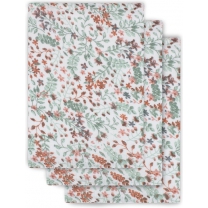 Jollein Washandjes hydrofiel Bloom - Multicolour (3pack)