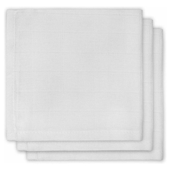Jollein Monddoekje hydrofiel wit (3pack)